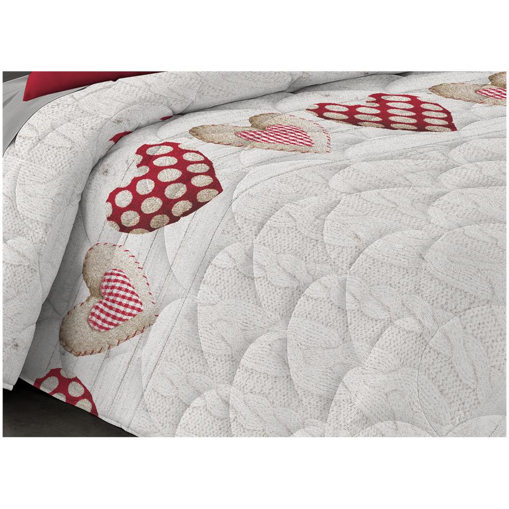 Trapuntino Estivo 100gr mq Disegno New Orsetti Colore Rosso Singolo Rosso - Foto 2