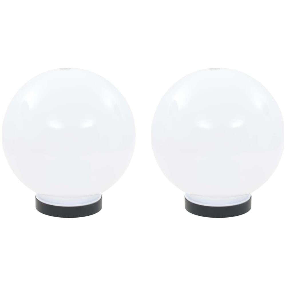 Set Lampade A Led Sferiche 2 Pz 20 Cm In Pmma - Foto 2