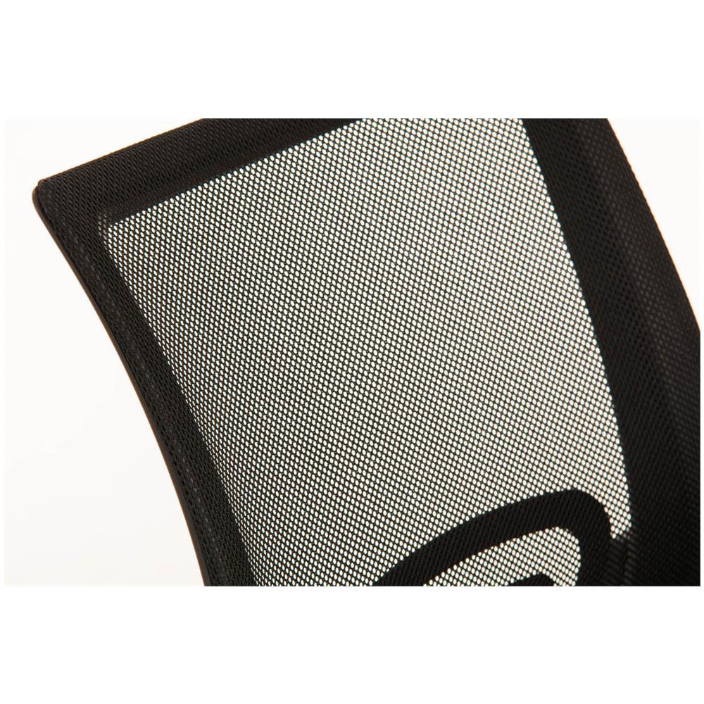 Sedia Cantilever con Braccioli Eureka I Sedia Visitatore Ufficio in Rete Traspirante I Sedia A Sbalzo per Sale Attesa E Conferenze Nero - Foto 5