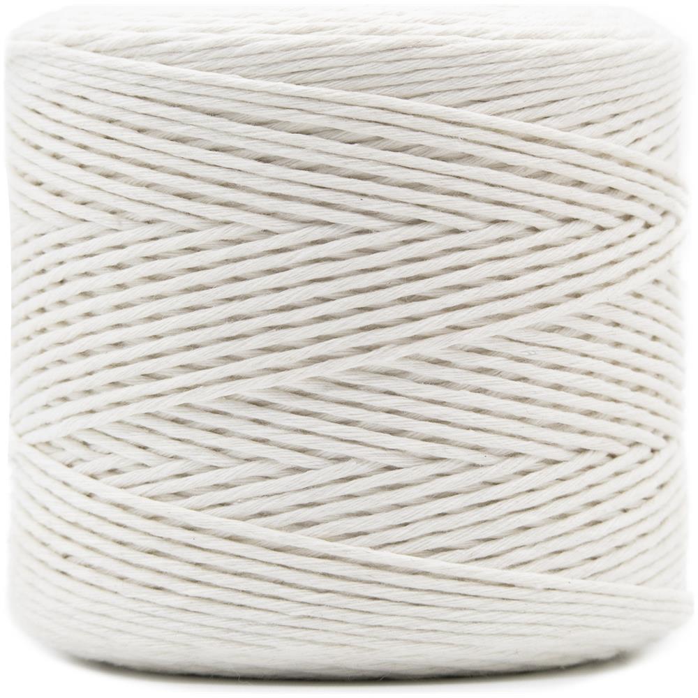 3mm X 300m Macrame Corda Bianco | Filo Cotone Uncinetto | 3 Mm (+-0.5mm) | 12 Strati | Grande Spago Da Cucina Rotolo Spessi Naturali Forte | Decorazione Casa Artigianato Artistico Foto - Foto 2