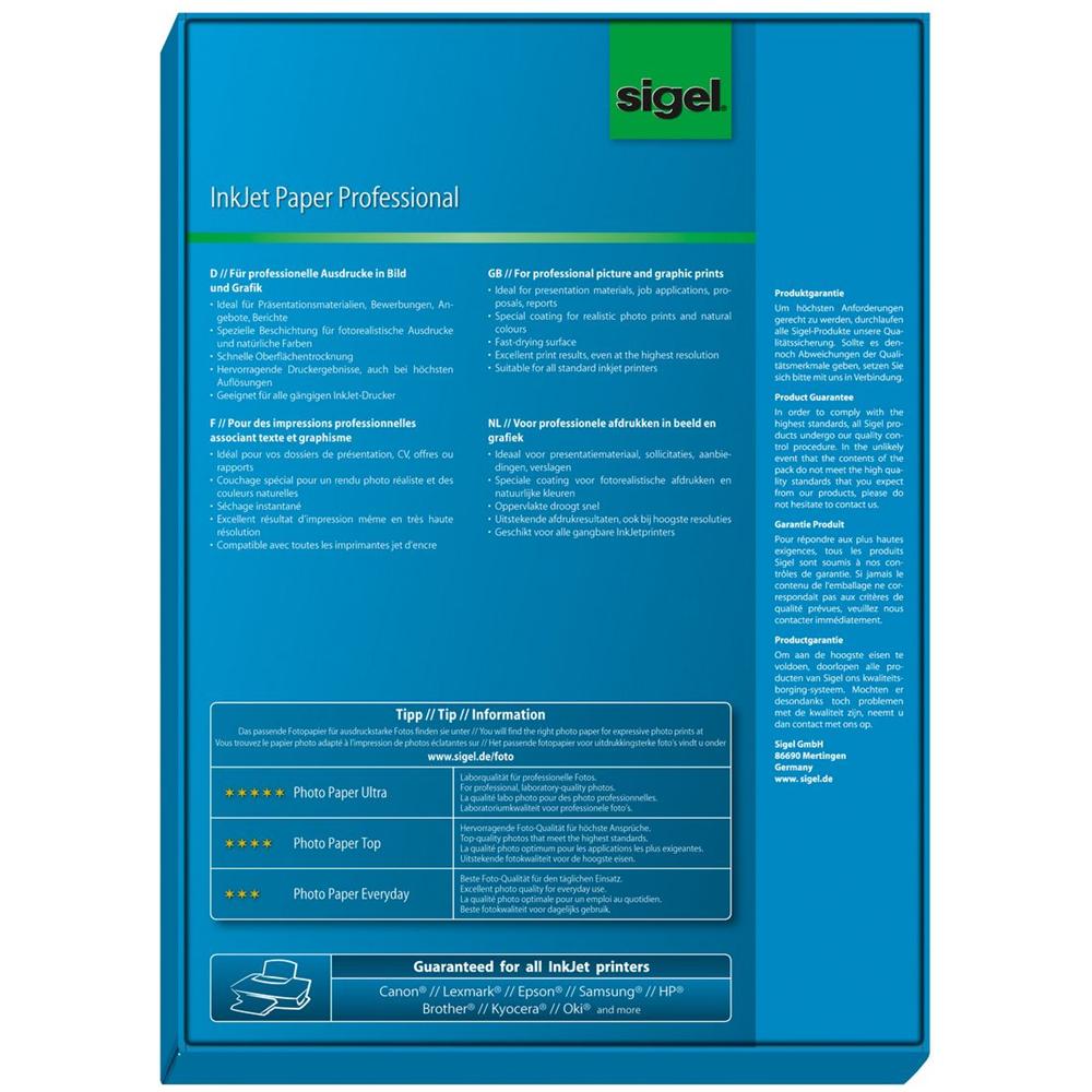 IP 286 Carta di Fotocopiatrici A4 (210×297 mm) 160 g / m² 100 Fogli Colore Bianco - Foto 4