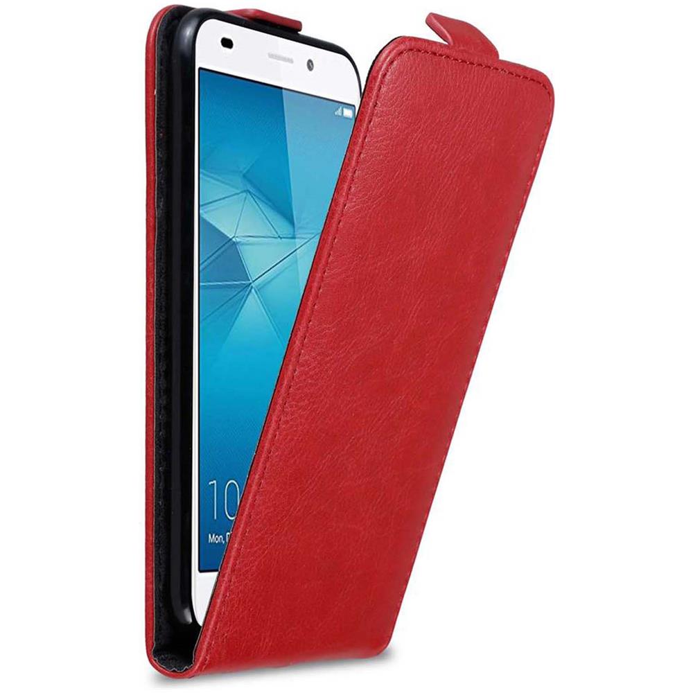 Custodia Compatibile Con Honor 5c In Rosso Mela - Coperchio Protettivo In Design Flip Con Chiusura Magnetica - Foto 1