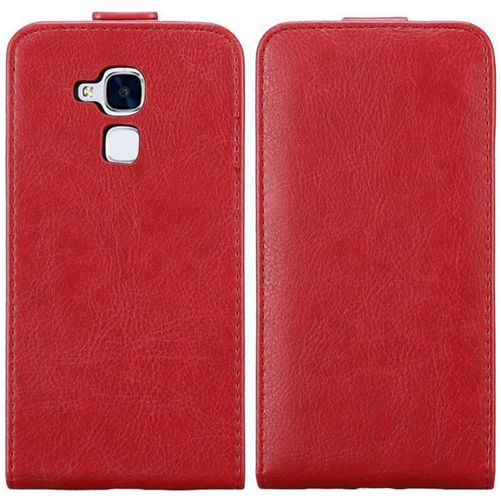 Custodia Compatibile Con Honor 5c In Rosso Mela - Coperchio Protettivo In Design Flip Con Chiusura Magnetica - Foto 8