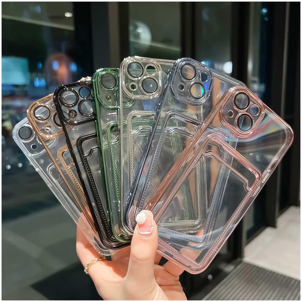 Custodia Per Telefono Paraurti Protettivo Sul Retro Con Protezione Completa Dell'obiettivo Del Telefono Nero Iphone 13 - Foto 2