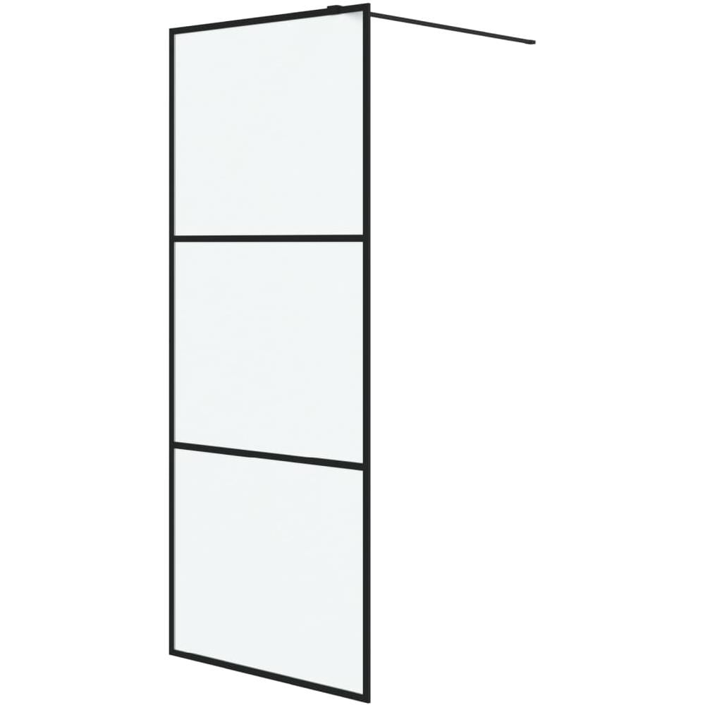 Parete Doccia Walk In 80x195 Cm Vetro Smerigliato Esg - Foto 2