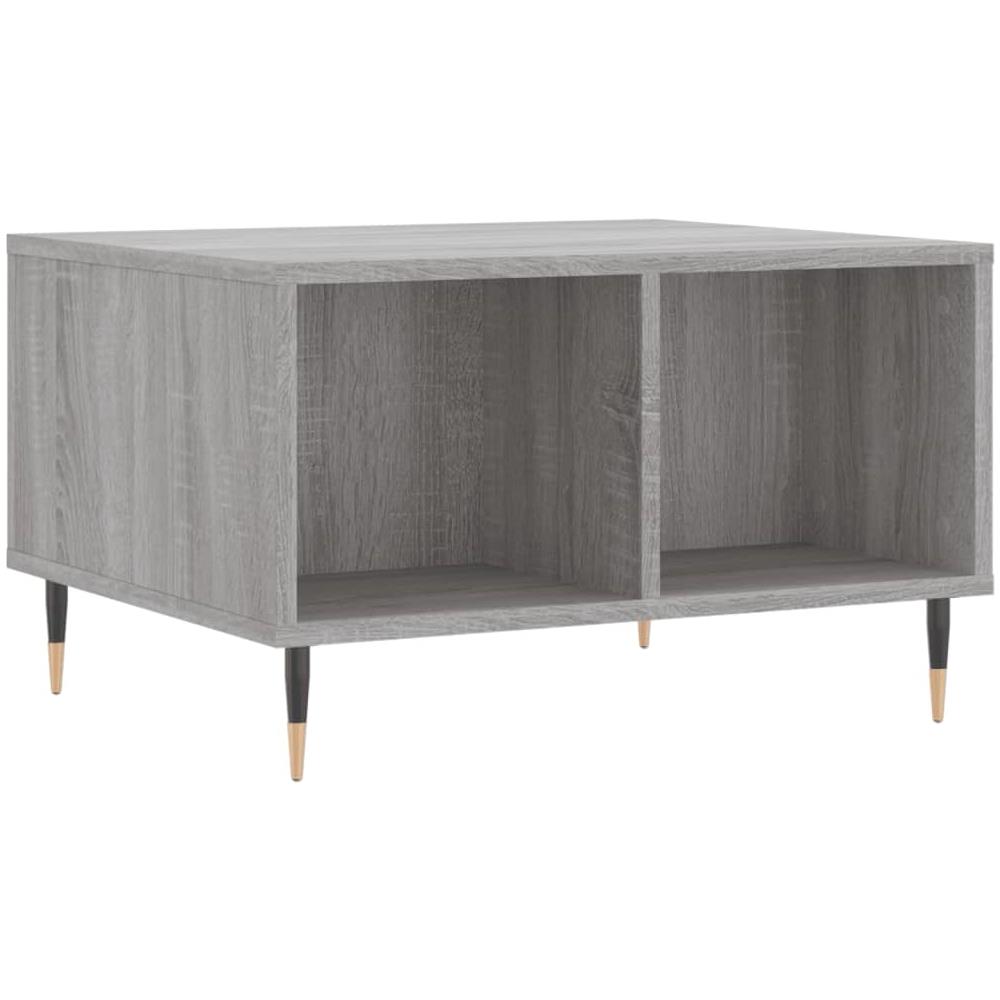 Tavolino Da Salotto Grigio Sonoma 60x50x36,5 Cm In Multistrato - Foto 2