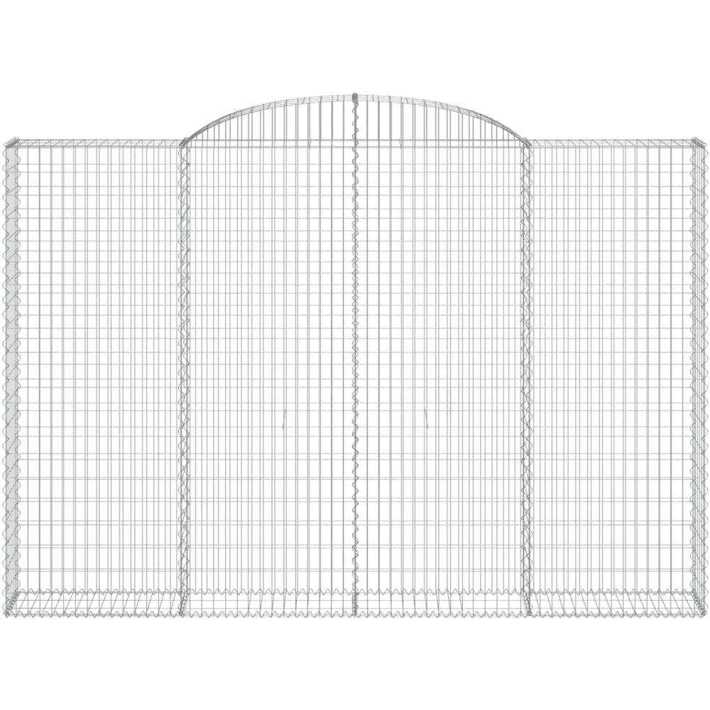 Cesto Gabbione Ad Arco 300x30x200/220 Cm Ferro Zincato - Foto 3