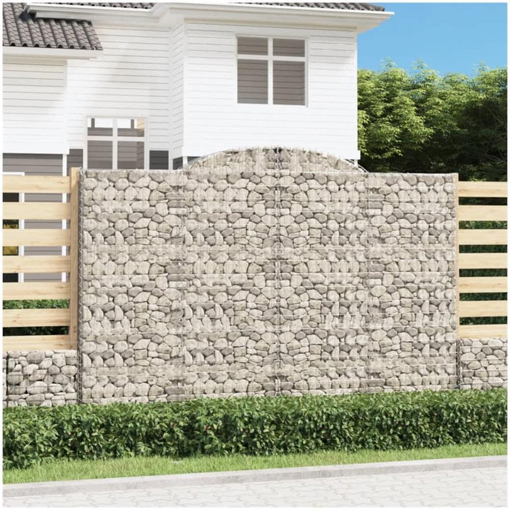Cesto Gabbione Ad Arco 300x30x200/220 Cm Ferro Zincato - Foto 1