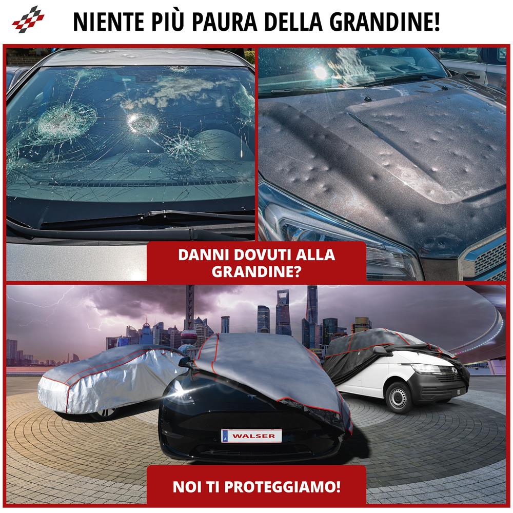 Telo Copriauto Antigrandine Premium Hybrid Misura Xl - Foto 2