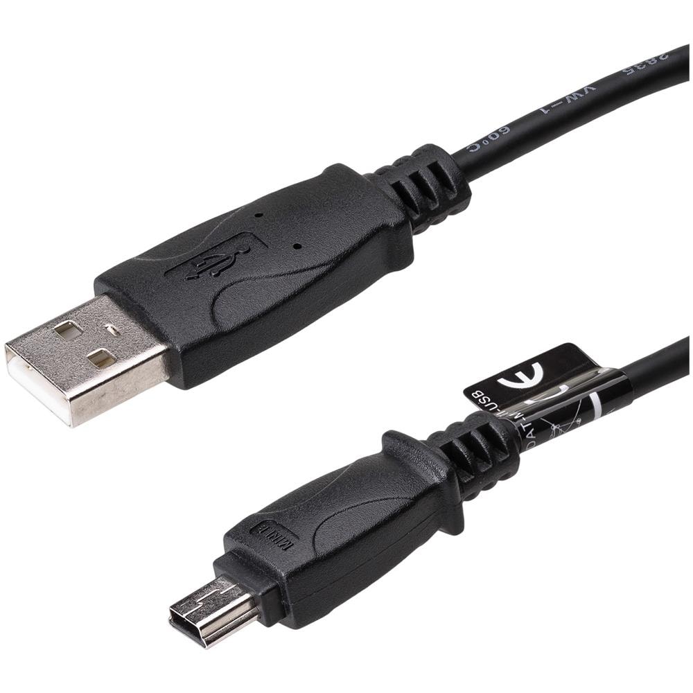 AK-USB-22 cavo USB 1 m USB 2.0 USB A Micro-USB B Nero - Foto 1