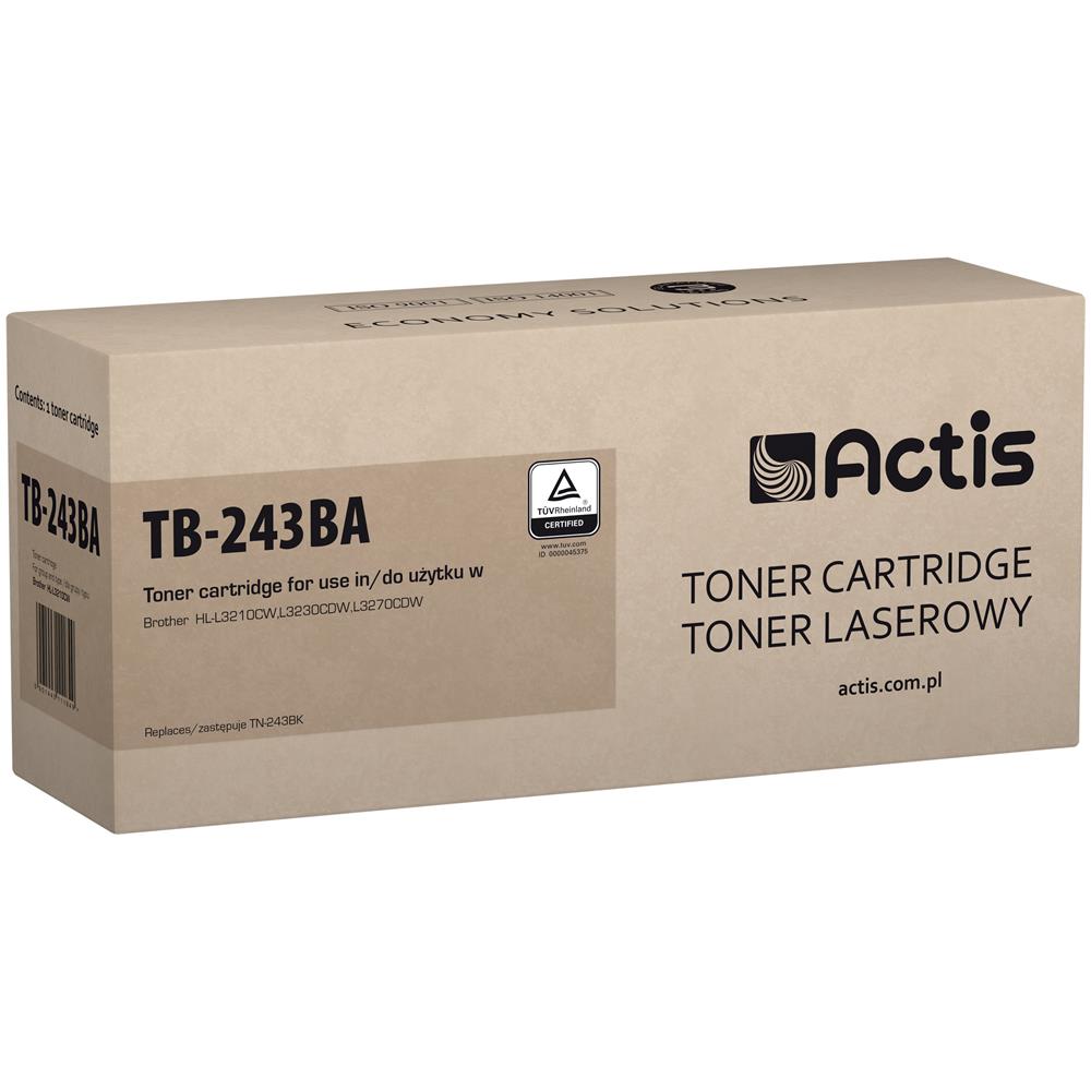 TONER COMPATIBILE - TB-243BA replacement Brother TN-243BK Standard 1000 pages - Kompatibel - einheit cartuccia 1 pz Nero - Foto 1