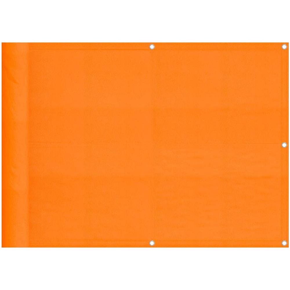 Paravento da Balcone Arancione 75x1000cm 100% Poliestere Oxford - Foto 1