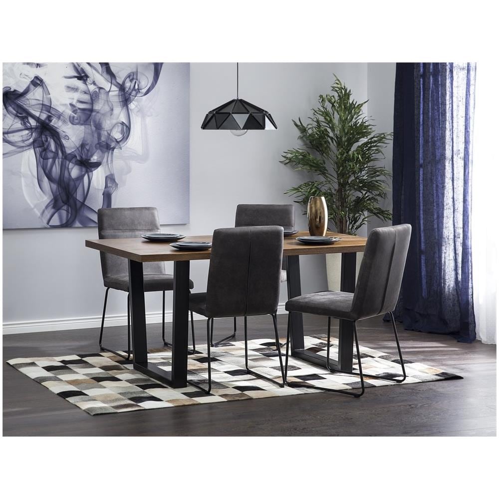 Tavolo Da Pranzo Rettangolare In Color Marrone Austin - Foto 2