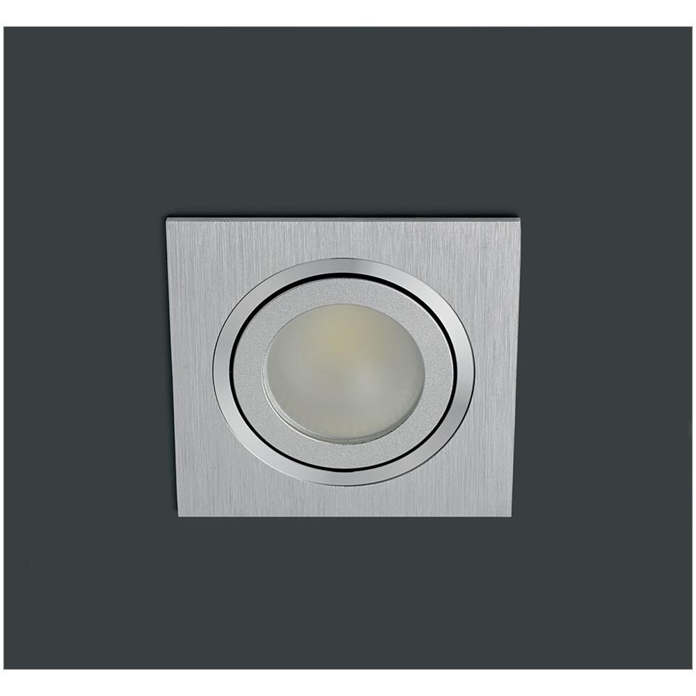 Karly Faretto Incasso Quadro Cob Led Orientabile Grigio 3000k 5w - Foto 3
