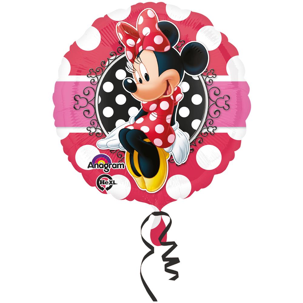 Amscan - Palloncino Alluminio A Pois Minnie - Foto 1