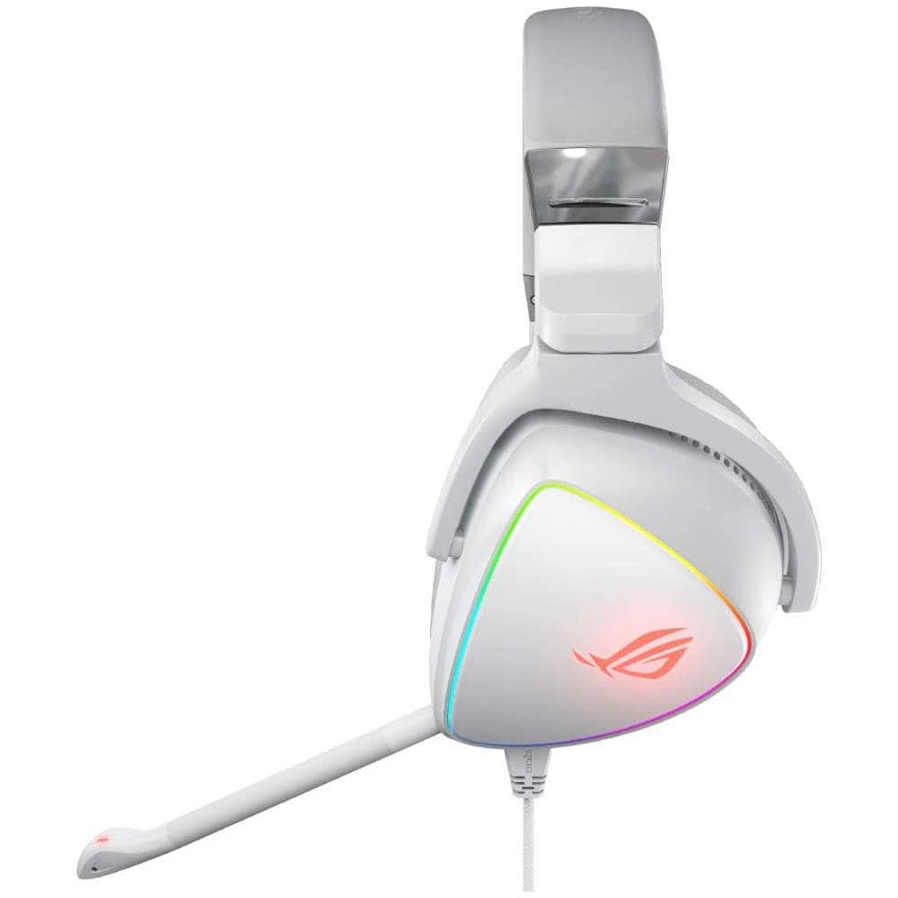 Cuffie Gaming ROG Delta Illuminazione RGB Stereo con Microfono Colore Bianco - Foto 2