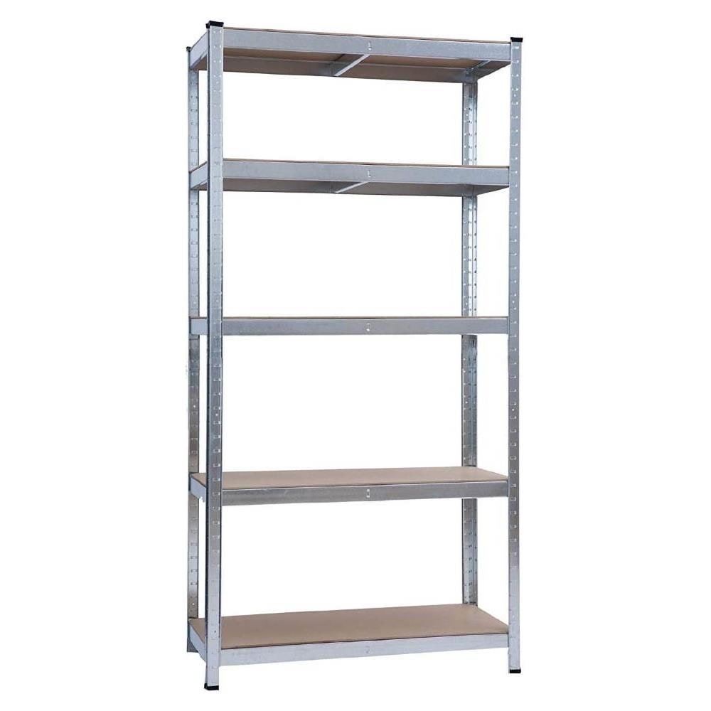 Scaffale In Acciaio Galvanizzato 5 Ripiani 90x40x180 Montaggio A Innesto - Foto 1