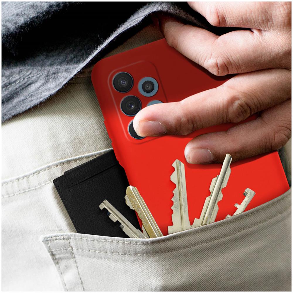 Cover In Silicone Semirigido Samsung Galaxy A32 5g Con Finitura Soft Touch Rossa - Foto 10