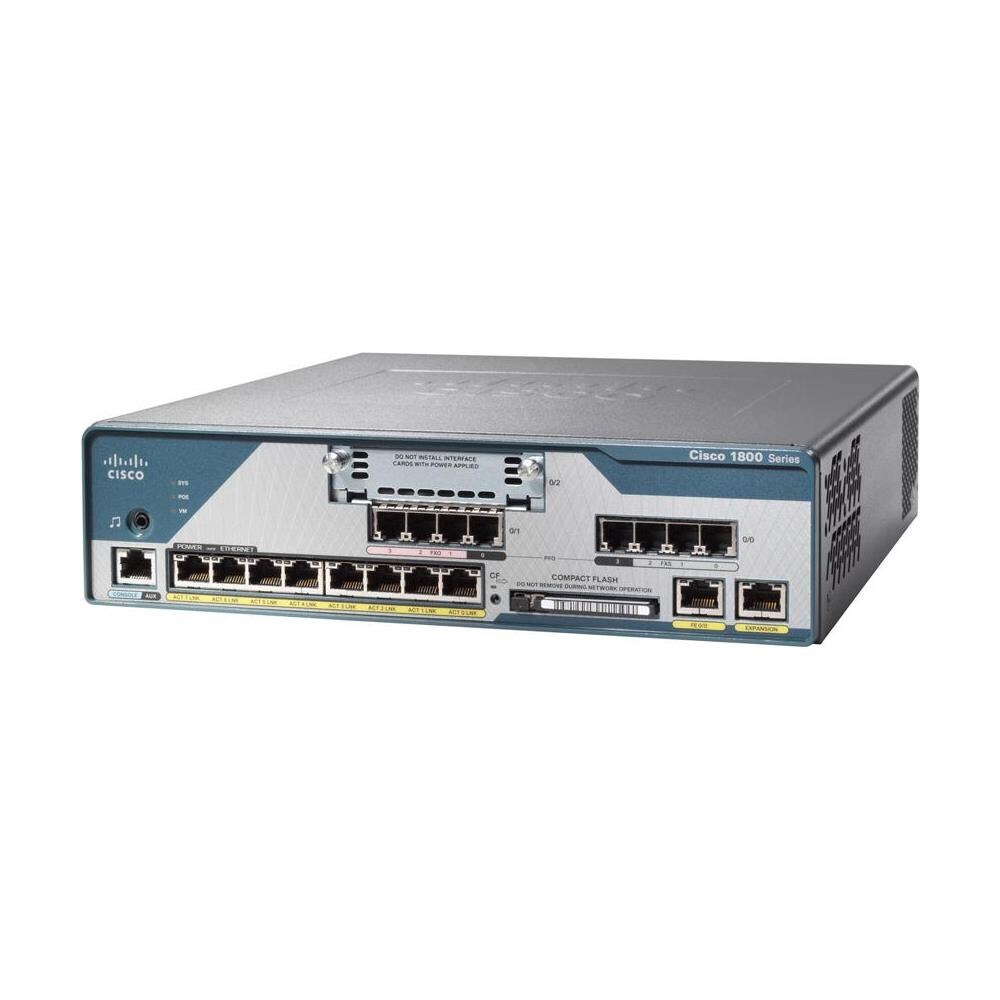 Cisco 1861, HTTP, Blu, Acciaio inossidabile, 0 - 40 °C, 10 - 85%, IEEE 802.3af, Cisco IOS - Foto 2