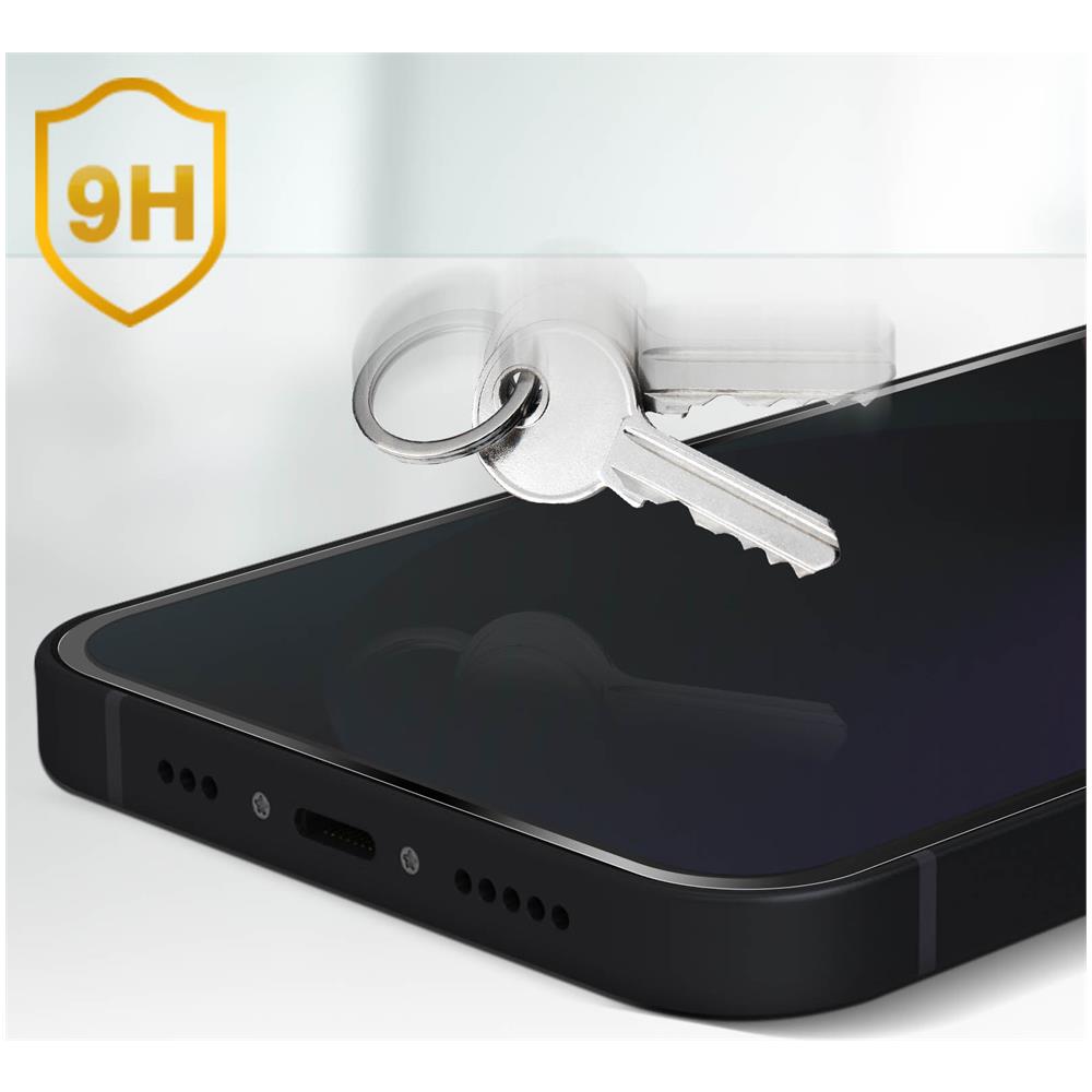 Vetro Temperato 9h Per Iphone 13 Pro Max Tiger Glass Muvit Bordo Nero - Foto 2