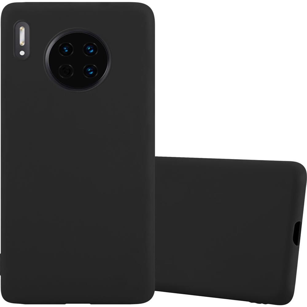 Custodia Compatibile Con Huawei Mate 30 In Candy Nero - Coperchio Protettivo In Silicone Tpu Flessibile - Foto 1