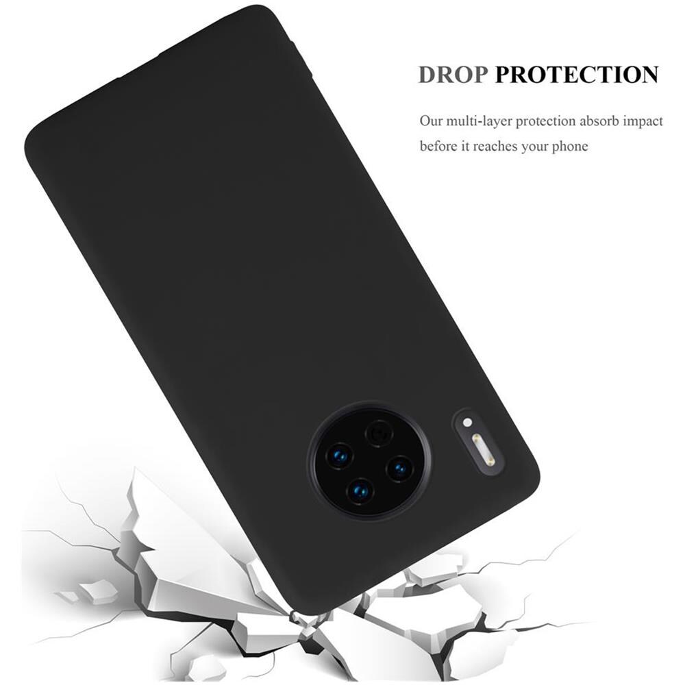 Custodia Compatibile Con Huawei Mate 30 In Candy Nero - Coperchio Protettivo In Silicone Tpu Flessibile - Foto 8