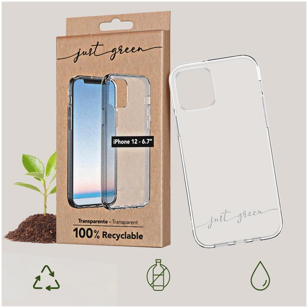Cover Biodegradabile Per Iphone 12 Pro Max Trasparente - Foto 6