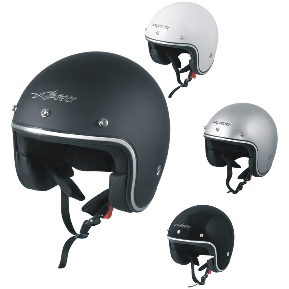 Casco Jet Moto Omologato Ece 22-05 Custom Verde Opaco Scooter Militare Taglia S - Foto 1