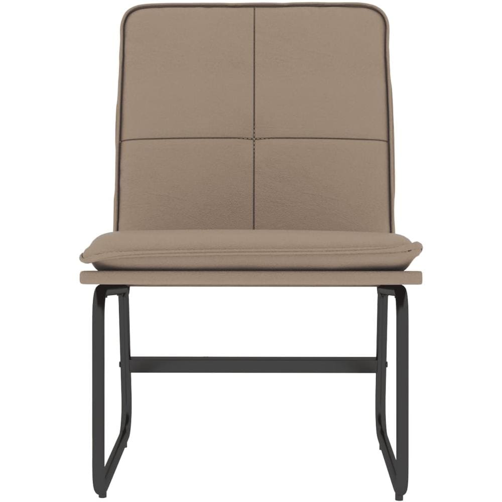 Sedia Lounge Cappuccino 54x75x76 Cm In Similpelle - Foto 3