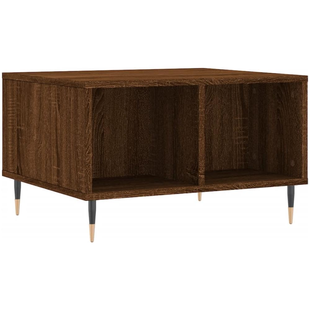 Tavolino Da Salotto Rovere Marrone 60x50x36,5 Cm In Multistrato - Foto 2