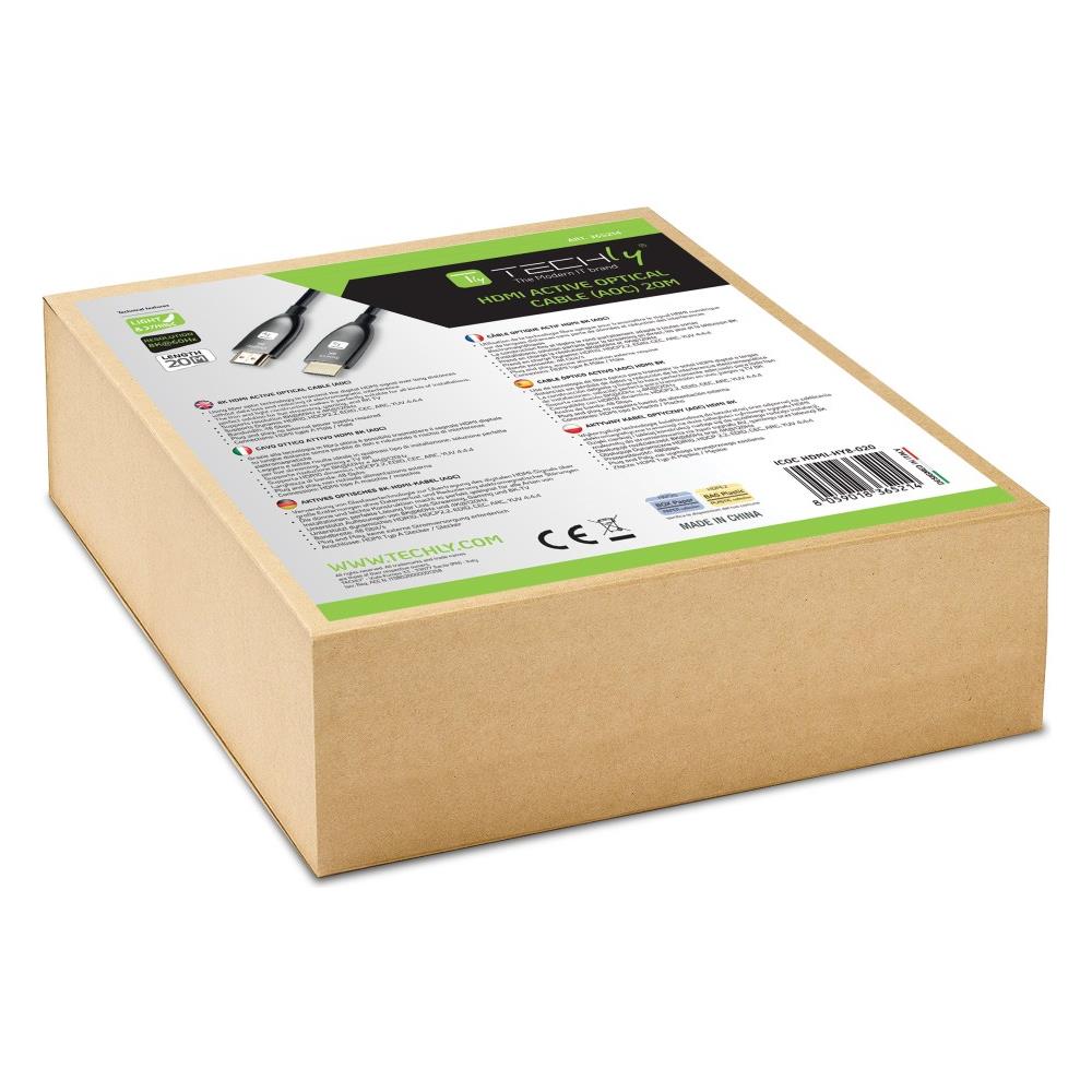 ICOC HDMI-HY8-020 cavo HDMI 20 m HDMI tipo A (Standard) Nero - Foto 2