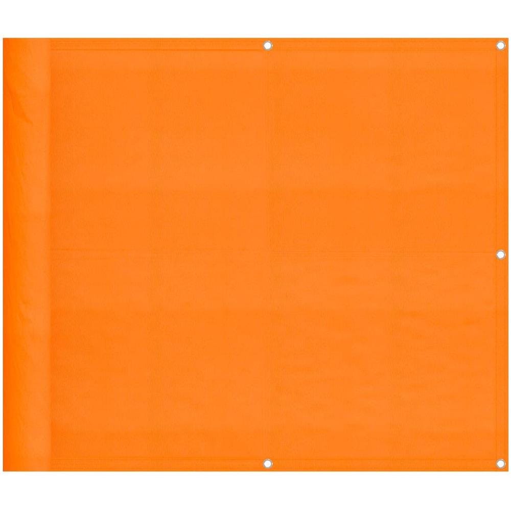 Paravento da Balcone Arancione 90x700 cm 100% Poliestere Oxford - Foto 1