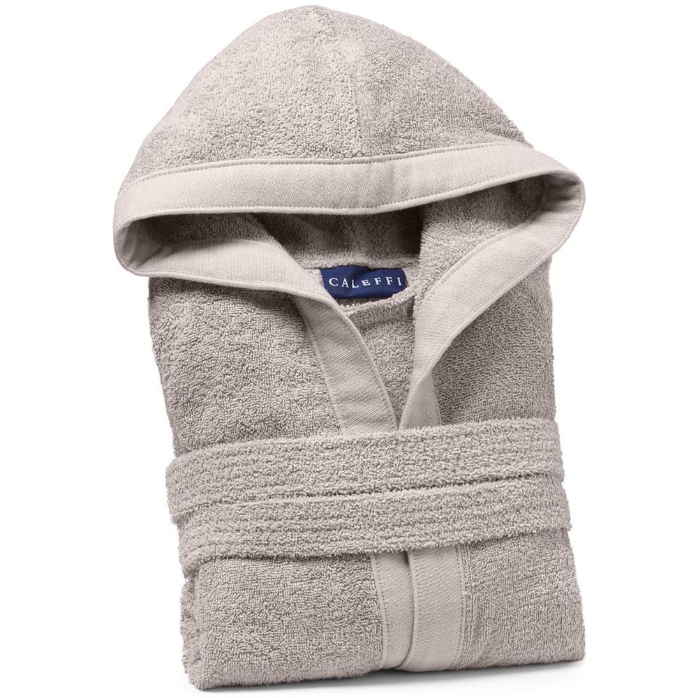 Accappatoio Con Cappuccio Spugnissima Soft In Cotone Colore Grigio Misura Xxl - Foto 1