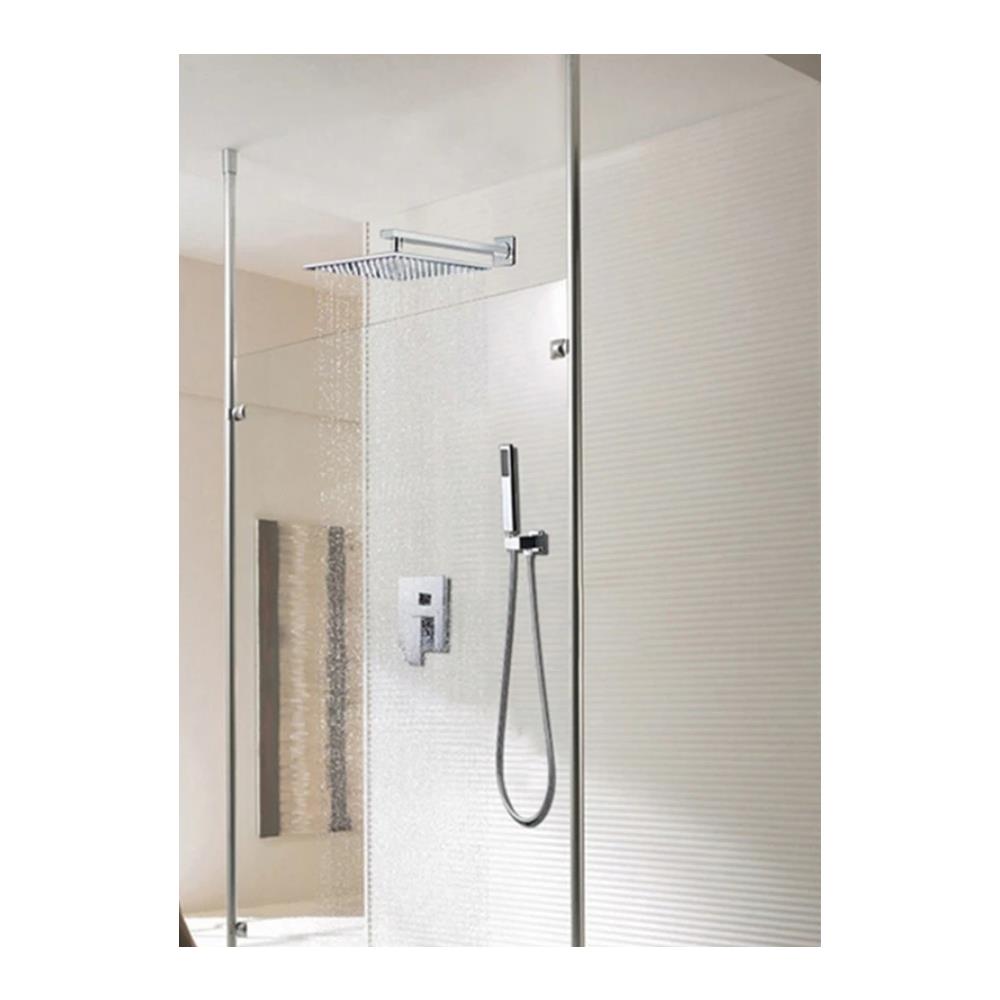 Set miscelatore doccia, Blackswan, tipo M73.17, modello cromato lucido, dimensioni 40x40 cm - Foto 2