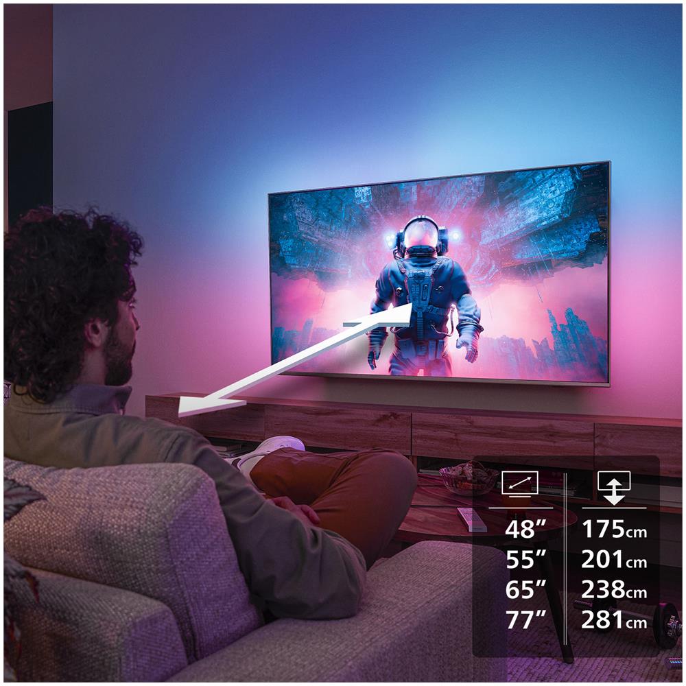 TV 65OLED770 4K UHD OLED Ambilight 65" Smart TV Dolby Vision and Dolby Atmos Titan OS - Foto 15