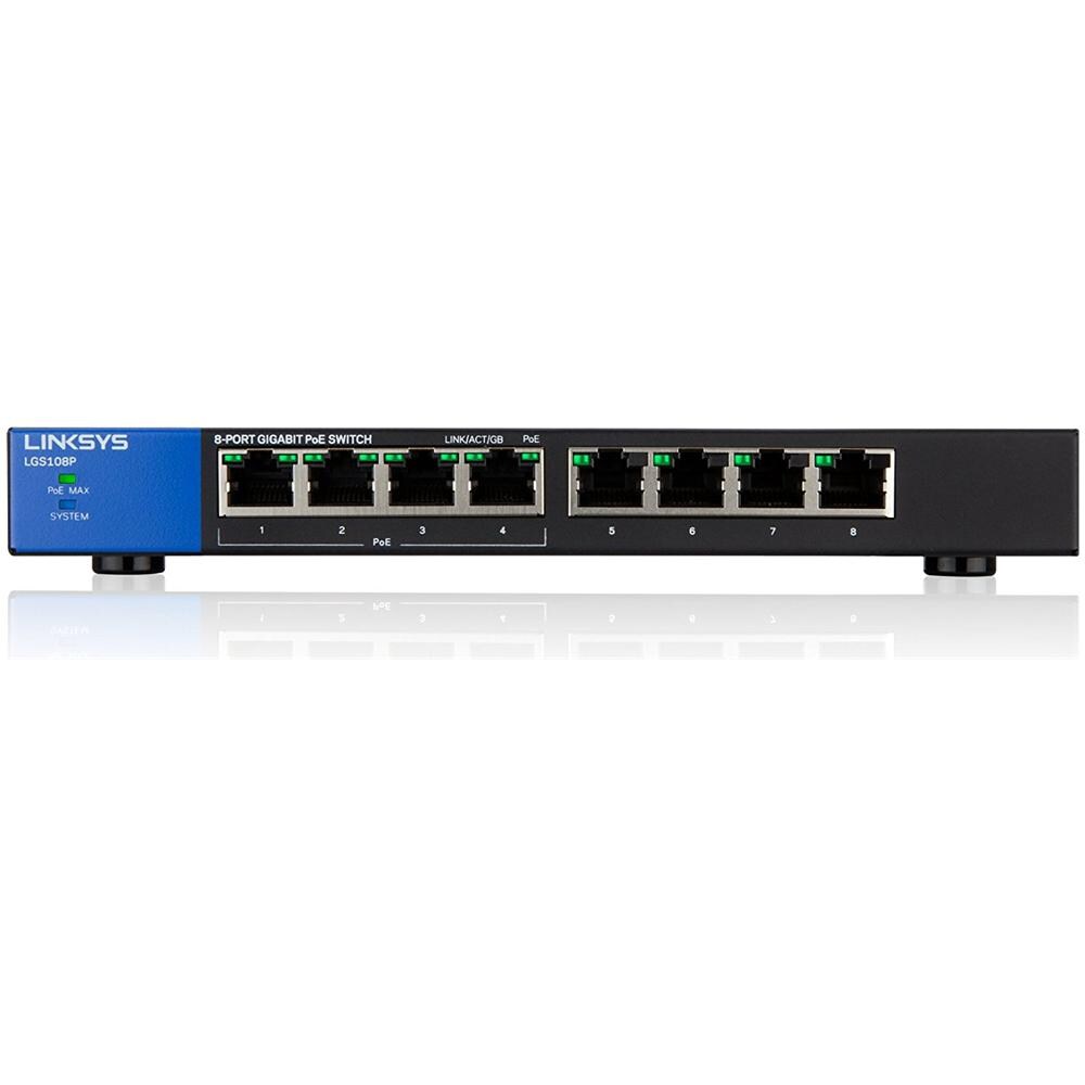 Switch LGS108P 8 Porte Gigabit Ethernet Non Gestito - Foto 2