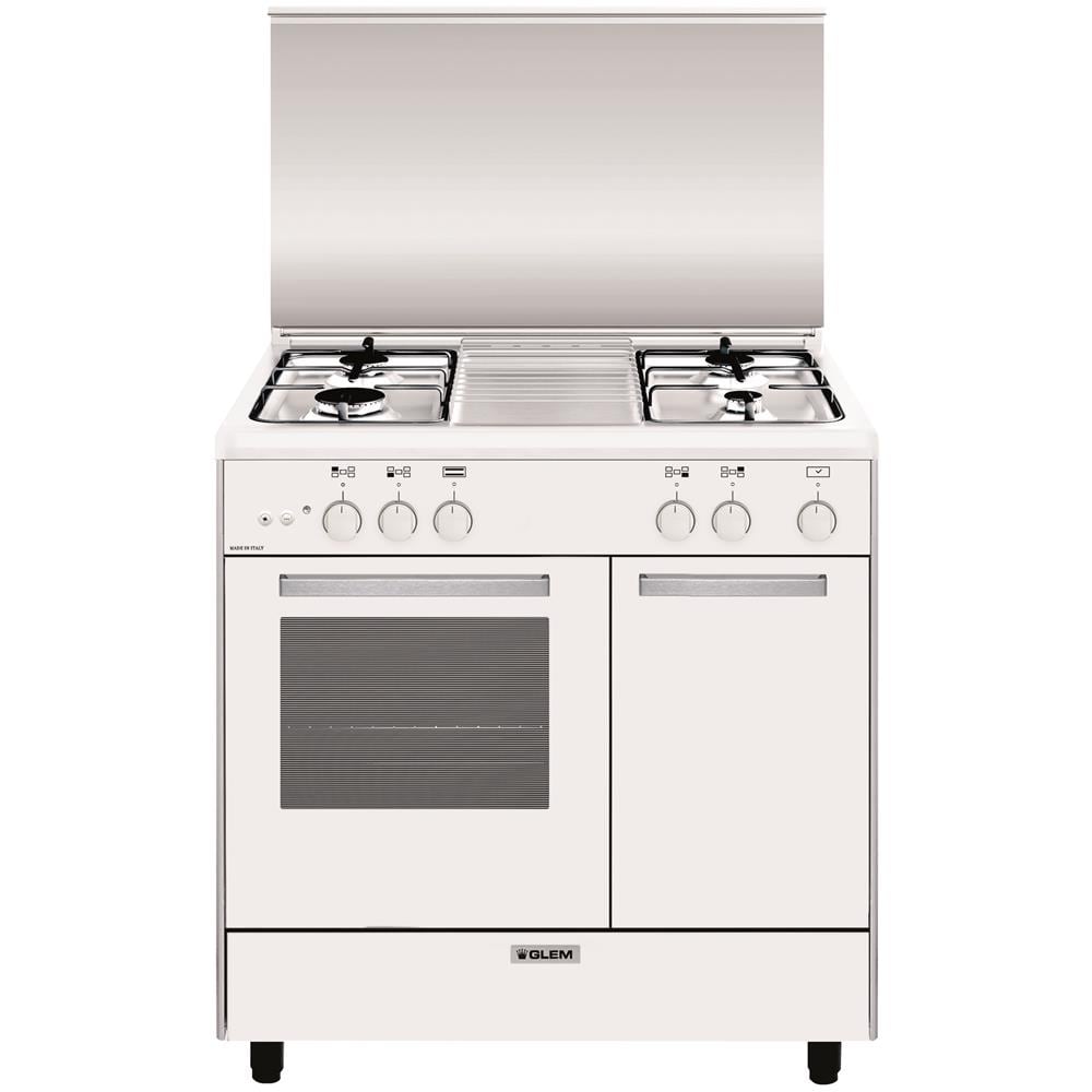 Cucina Gas AR854GX 4 Fuochi Gas Forno Gas Classe A Dimensioni 80x50 Colore Bianco Serie Alpha - Foto 1