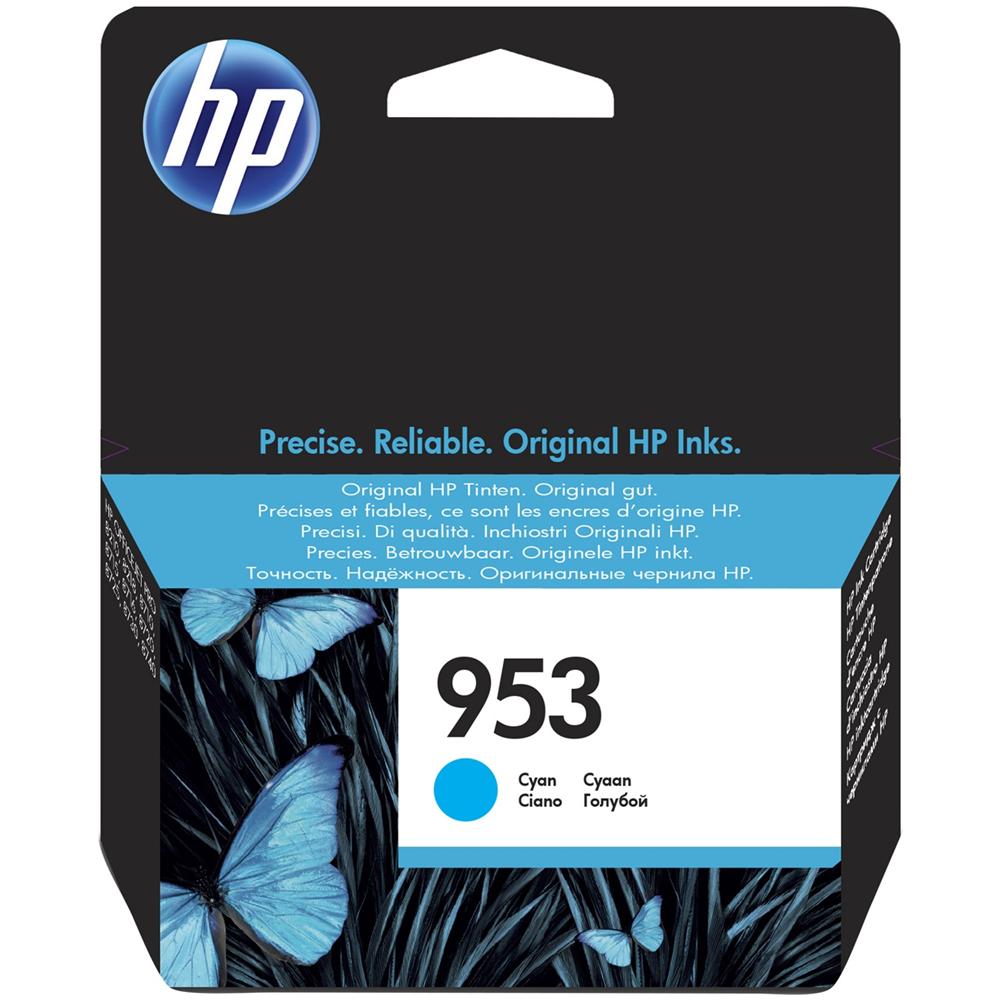 F6U12AE Cartuccia Ink Originale 953 Ciano per OfficeJet Pro 8210/8218 Capacità 700 Pagine - Foto 1