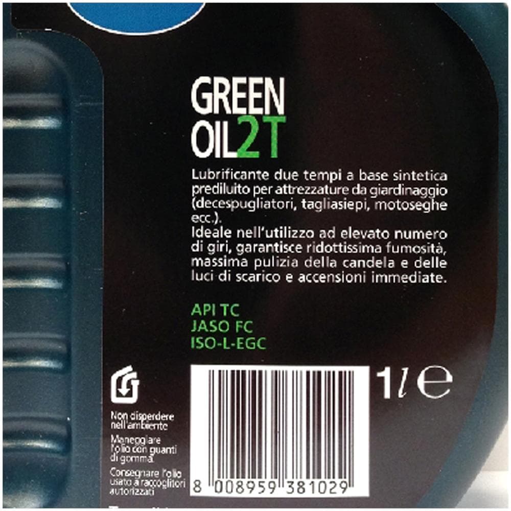 1lt Olio Green Oil 2t Api Tc - Foto 2