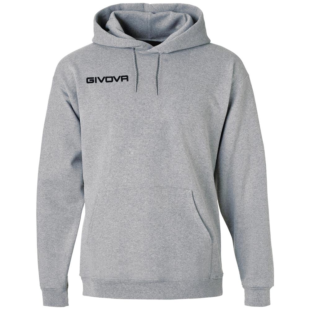 Felpa Con Cappuccio New Givova Di Colore Grigio Taglia L - Foto 3