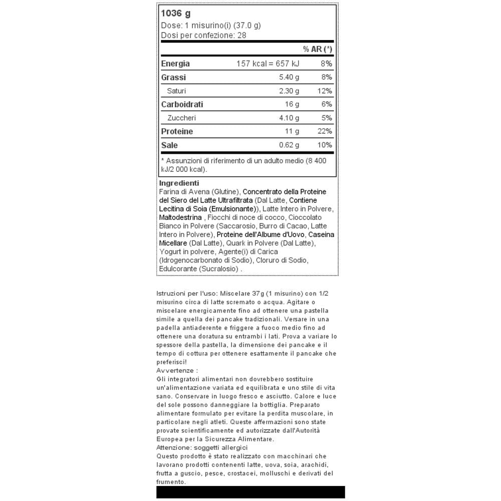 Protein Pancake 1036 G - - Sostitutivi Dei Pasti (mrp) - Cioccolato Bianco - Cocco - Foto 2