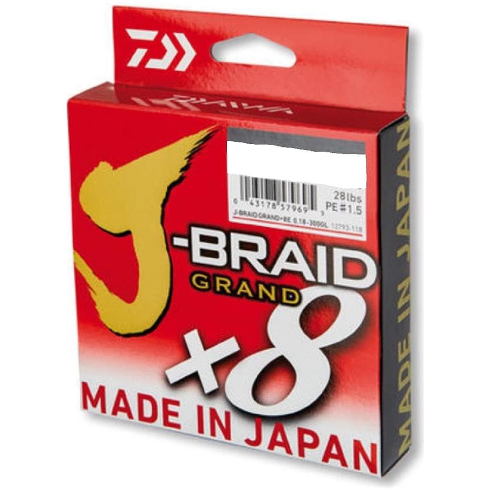 J-braid Gran 8-braid, 135m, 0,06 Millimetri, 5 / 11kg, Grigio Chiaro, Linea Di Pesca Intrecciata, 12.793-006 - Foto 1