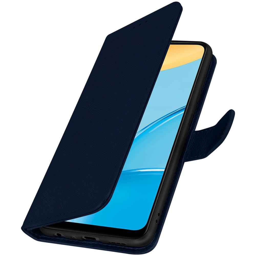 Custodia Oppo A15 Portadocumenti Funzione Supporto Blu - Foto 5