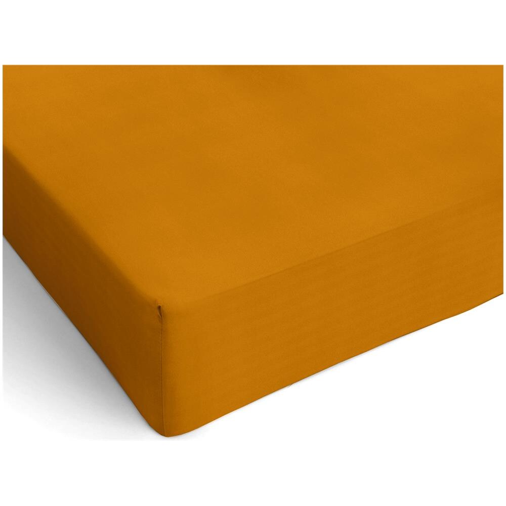Lenzuolo Sotto Con Angoli In Microfibra - Francese 130/140 X 190/200 X 25 Cm - Oro - Foto 1