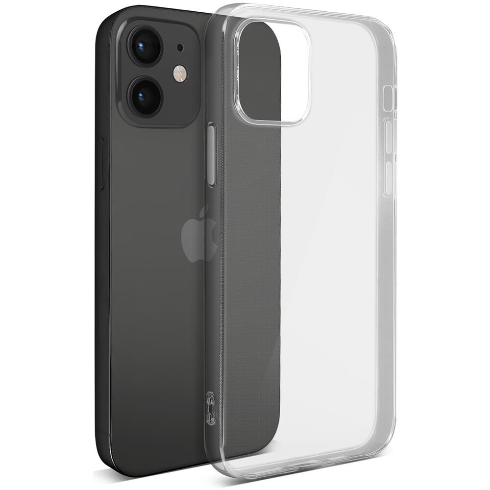 Cover Iphone 12 / 12 Pro Silicone Gel Antiurto Ultra-sottile 2mm Trasparente - Foto 2