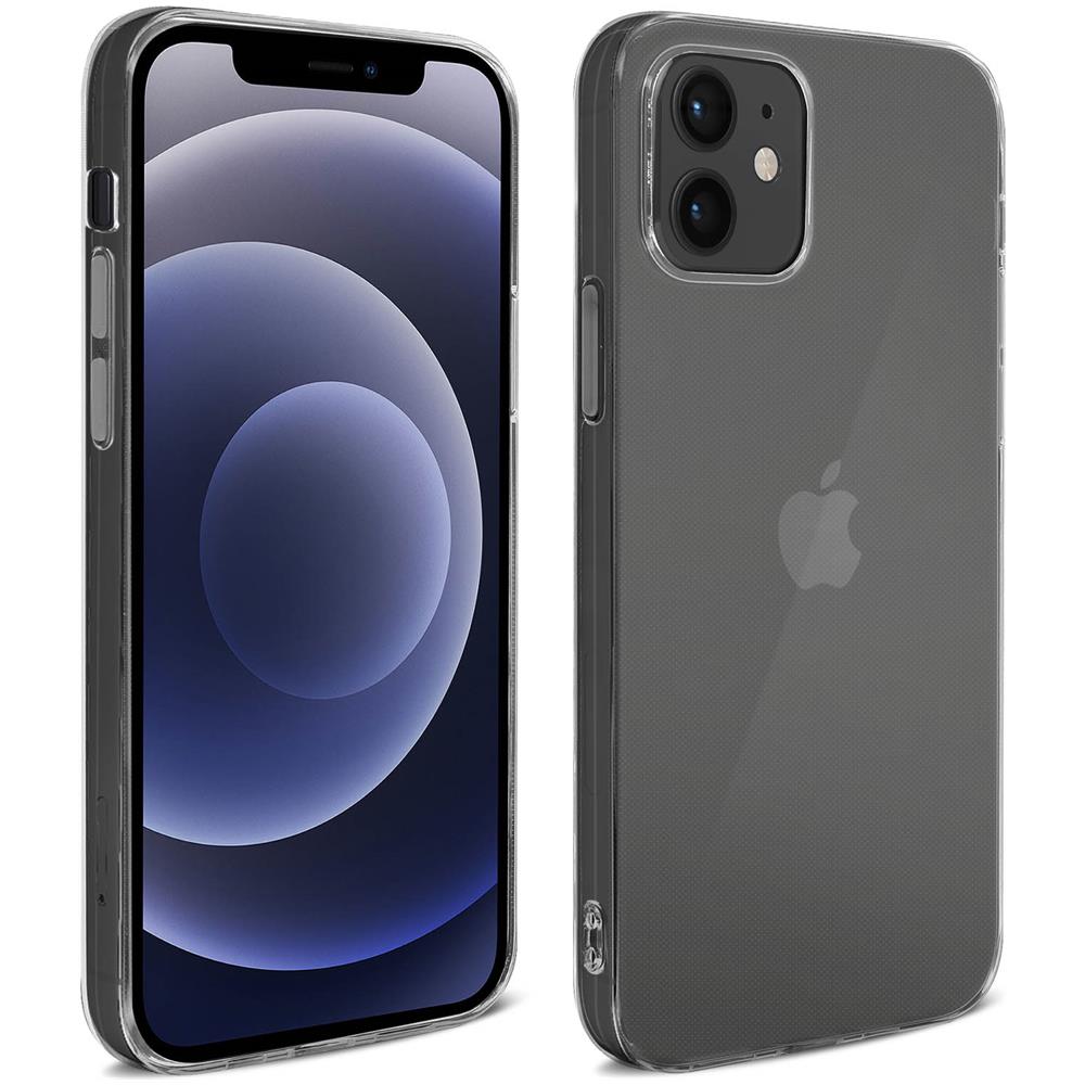 Cover Iphone 12 / 12 Pro Silicone Gel Antiurto Ultra-sottile 2mm Trasparente - Foto 1