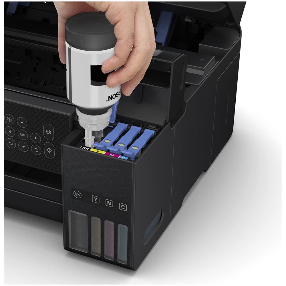 Stampante Multifunzione EcoTank ET-2850 Inkjet a Colori Stampa Copia Scansione A4 33 ppm (B /N) 15 ppm (a Colori) Wi-Fi / USB - Foto 5