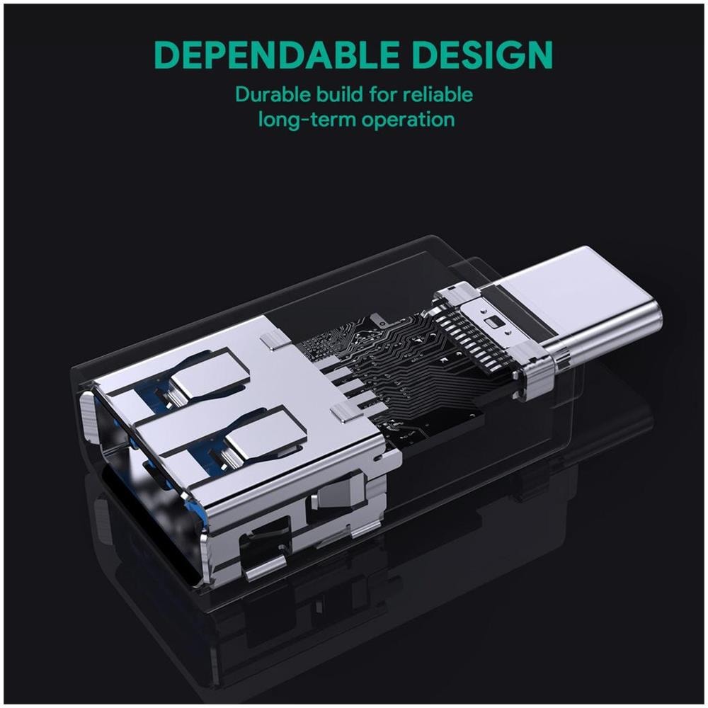 Adattatore Super Veloce Da Usb-c A Usb 3.0 Nero - Foto 2