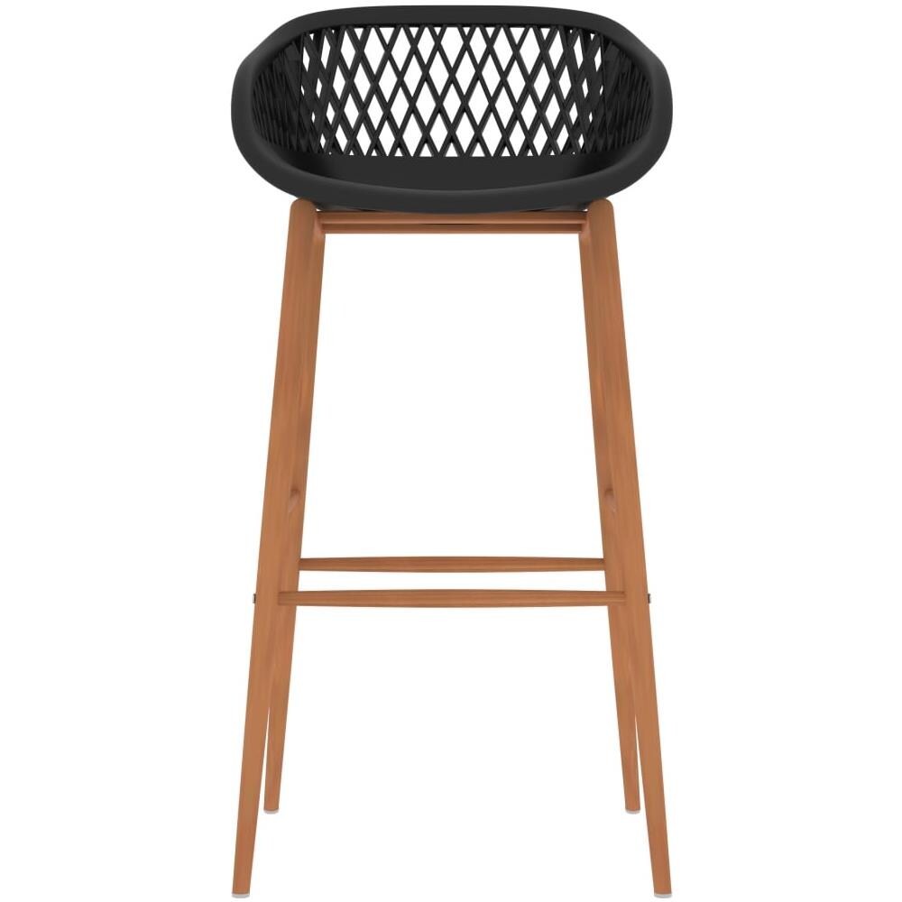 Sedie da Bar 2 pz Nere - Foto 3