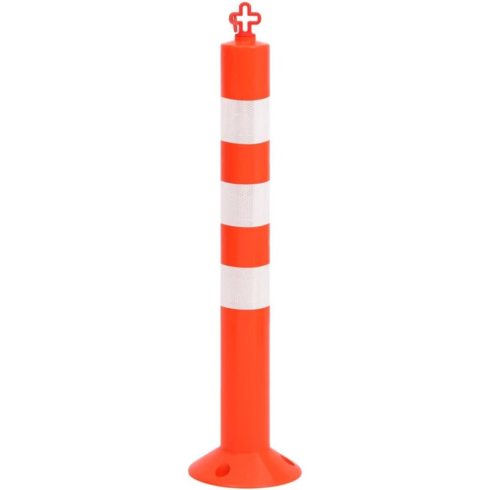 Dissuasori Traffico Con Catena 10 Pz 75 Cm In Pe - Foto 2